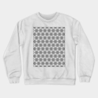 black textured seamless spots pattern design Crewneck Sweatshirt